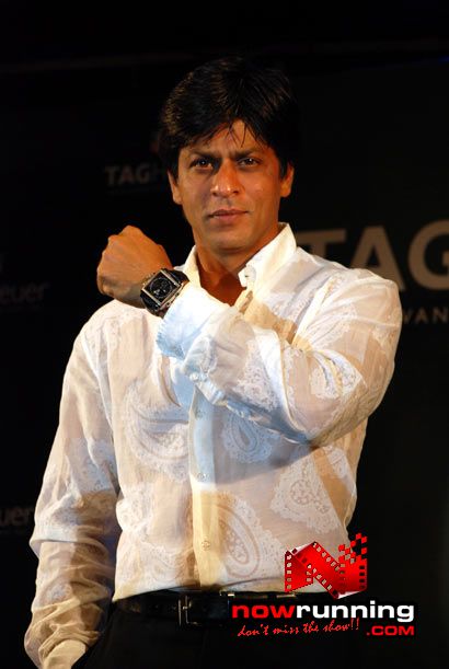 Shahrukh Khan unveils his Tag Heuer DON watch Pictures nowrunning